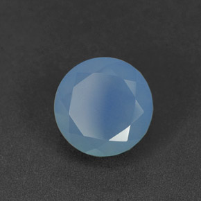 Calcedônia Azul Natural 1.08ct, Transparente, Transparente/Translúcido