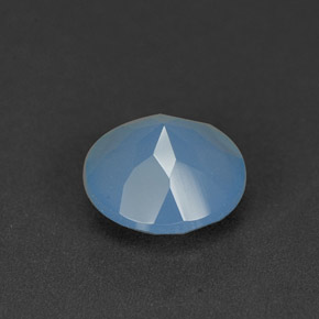 Calcedônia Azul Natural 1.08ct, Transparente, Transparente/Translúcido
