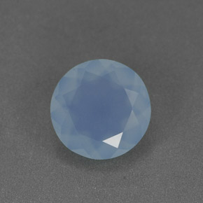 Calcedônia azul natural 0,99ct, transparente, transparente/translúcido