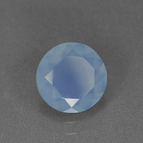 Calcedônia azul natural 0,99ct, transparente, transparente/translúcido