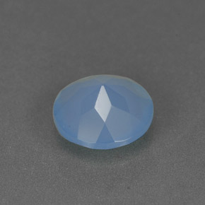 Calcedônia azul natural 0,99ct, transparente, transparente/translúcido