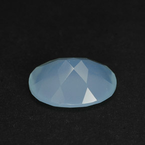 Calcedônia azul natural 2,25ct, transparente, transparente/translúcido
