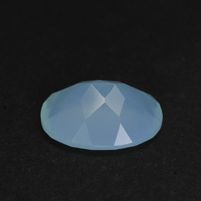 Calcedônia azul natural 2,25ct, transparente, transparente/translúcido