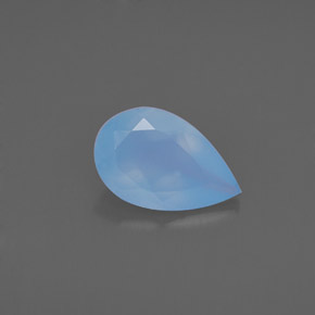 Calcedônia azul natural 0,64ct, transparente, transparente/translúcido