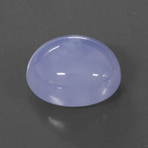 Calcedônia azul natural 5,50ct, transparente, transparente/translúcido