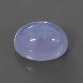 Calcedônia azul natural 5,65ct, transparente, transparente/translúcido