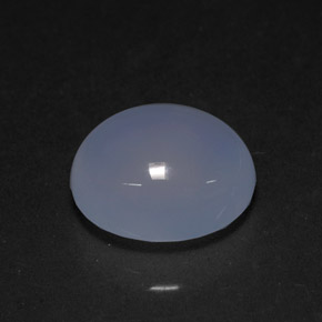 Calcedônia azul natural 4,20ct, transparente, transparente/translúcido