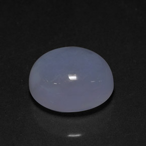Calcedônia azul natural 4,69ct, transparente, transparente/translúcido