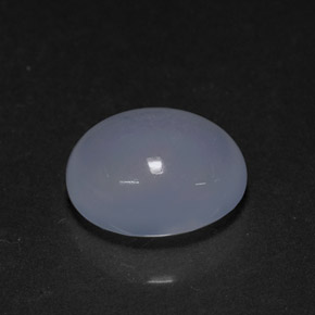 Calcedônia azul natural 3,94ct, transparente, transparente/translúcido