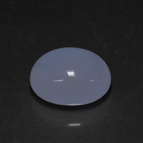 Calcedônia azul natural 3,97ct, transparente, transparente/translúcido
