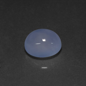 Calcedônia azul natural 4,73ct, transparente, transparente/translúcido
