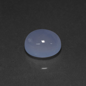Calcedônia azul natural 4,75ct, transparente, transparente/translúcido