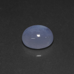 Calcedônia azul natural 4,27ct, transparente, transparente/translúcido