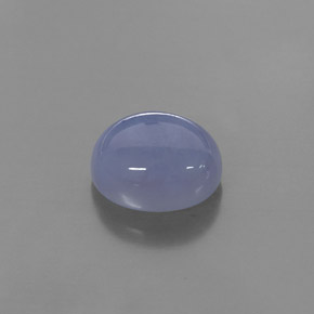 Calcedônia azul natural 4,34ct, transparente, transparente/translúcido