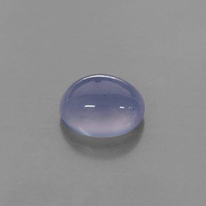 Calcedônia lavanda azul Natural 3.95ct, Transparente, Transparente/Translúcido