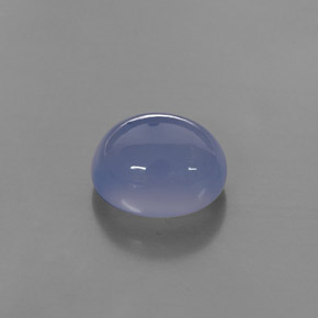 Calcedônia azul natural 4,87ct, transparente, transparente/translúcido