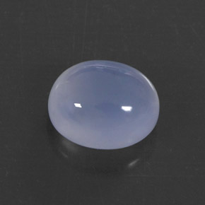 Calcedônia azul natural 4,83ct, transparente, transparente/translúcido