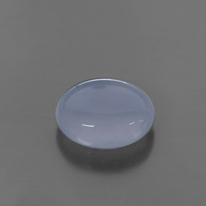Calcedônia azul natural 3,58ct, transparente, transparente/translúcido
