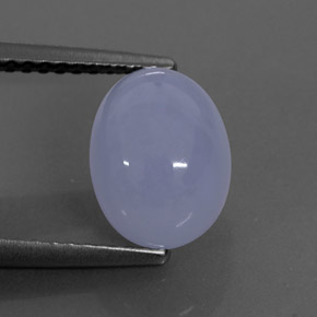 Calcedônia azul natural 2,70ct, transparente, transparente/translúcido