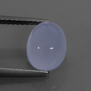 Calcedônia azul natural 2,70ct, transparente, transparente/translúcido