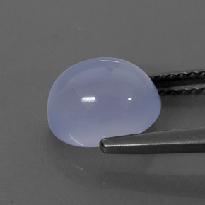Calcedônia azul natural 2,70ct, transparente, transparente/translúcido