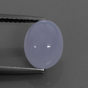 Calcedônia azul natural 2,42ct, transparente, transparente/translúcido