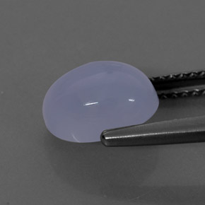 Calcedônia azul natural 2,42ct, transparente, transparente/translúcido