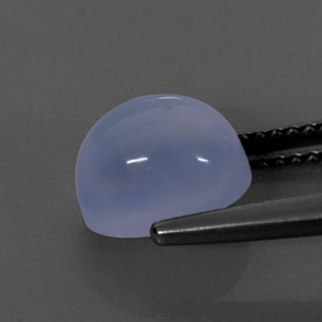 Calcedônia azul natural 2,72ct, transparente, transparente/translúcido