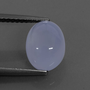 Calcedônia azul natural 2,38ct, transparente, transparente/translúcido