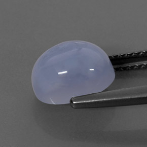 Calcedônia azul natural 2,78ct, transparente, transparente/translúcido