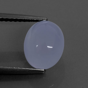 Calcedônia azul natural 2,70ct, transparente, transparente/translúcido