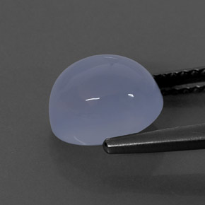 Calcedônia azul natural 2,70ct, transparente, transparente/translúcido