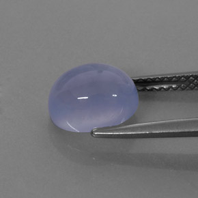 Calcedônia azul natural 2,55ct, transparente, transparente/translúcido