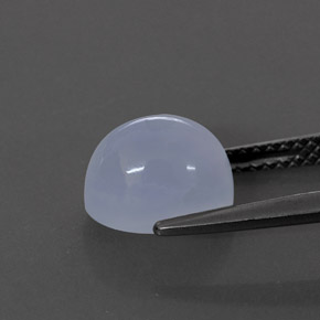 Calcedônia azul natural 3,07ct, transparente, transparente/translúcido