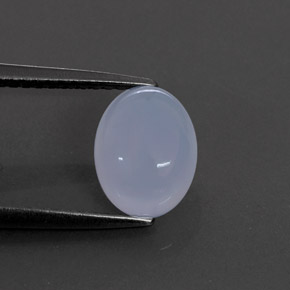 Calcedônia azul natural 1,97ct, transparente, transparente/translúcido