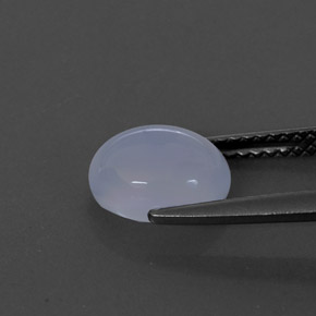 Calcedônia azul natural 1,97ct, transparente, transparente/translúcido