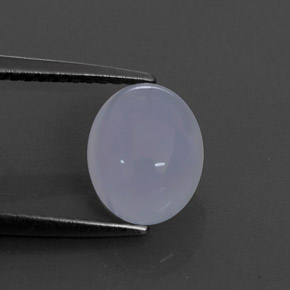 Calcedônia azul natural 2,28ct, transparente, transparente/translúcido