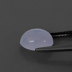 Calcedônia azul natural 2,28ct, transparente, transparente/translúcido