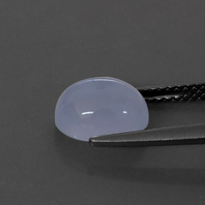 Calcedônia azul natural 2,33ct, transparente, transparente/translúcido
