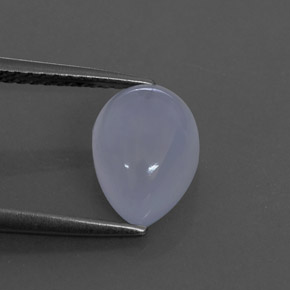 Calcedônia azul natural 2,47ct, transparente, transparente/translúcido
