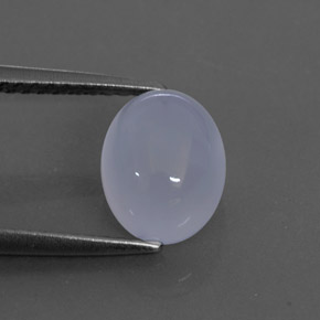 Calcedônia azul natural 2,50ct, transparente, transparente/translúcido