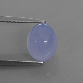 Calcedônia azul natural 2,74ct, transparente, transparente/translúcido