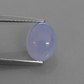 Calcedônia azul natural 2,20ct, transparente, transparente/translúcido
