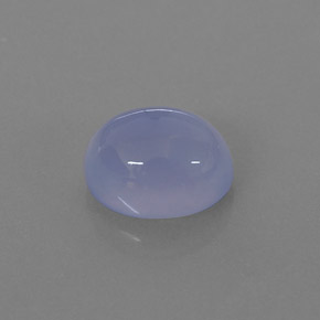 Calcedônia lavanda azul Natural 2.44ct, Transparente, Transparente/Translúcido