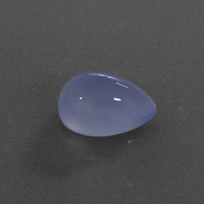 Calcedônia azul natural 4,24ct, transparente, transparente/translúcido