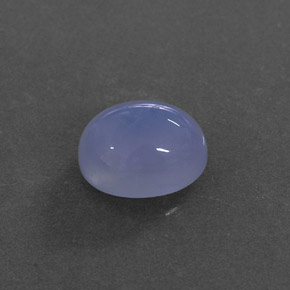 Calcedônia azul natural 4,35ct, transparente, transparente/translúcido