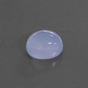Calcedônia lavanda azul Natural 3.99ct, Transparente, Transparente/Translúcido