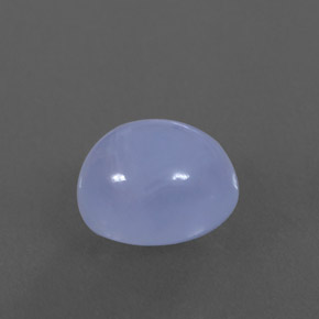 Calcedônia azul natural 3,77ct, transparente, transparente/translúcido