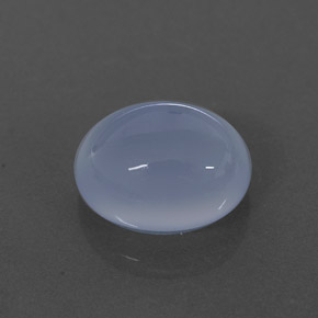 Calcedônia azul natural 3,42ct, transparente, transparente/translúcido