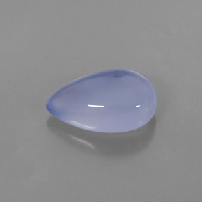 Calcedônia azul natural 4,49ct, transparente, transparente/translúcido